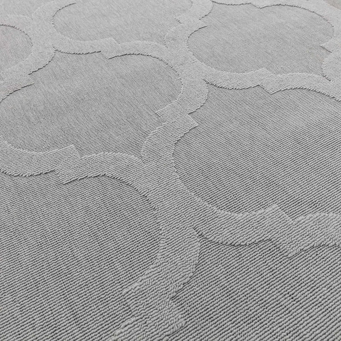Antibes Trellis Indoor Outdoor Rugs in AN01 Grey