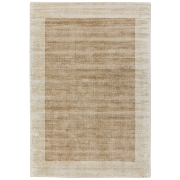 Blade Border Rugs in Putty and Champagne