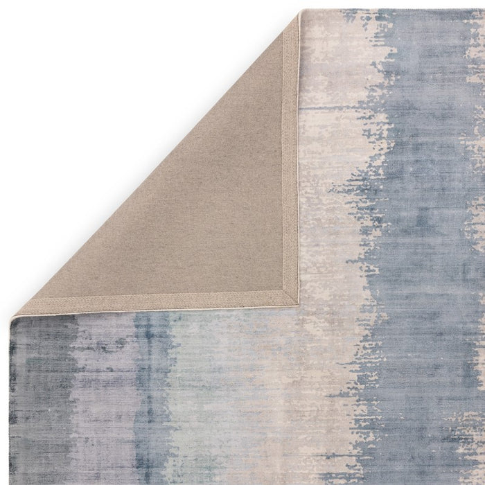 Juno Abstract Rugs in Aquamarine Blue