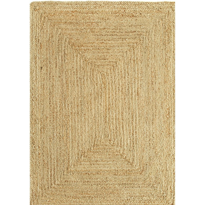 Jute Extra Braid Stitched Rugs in Natural