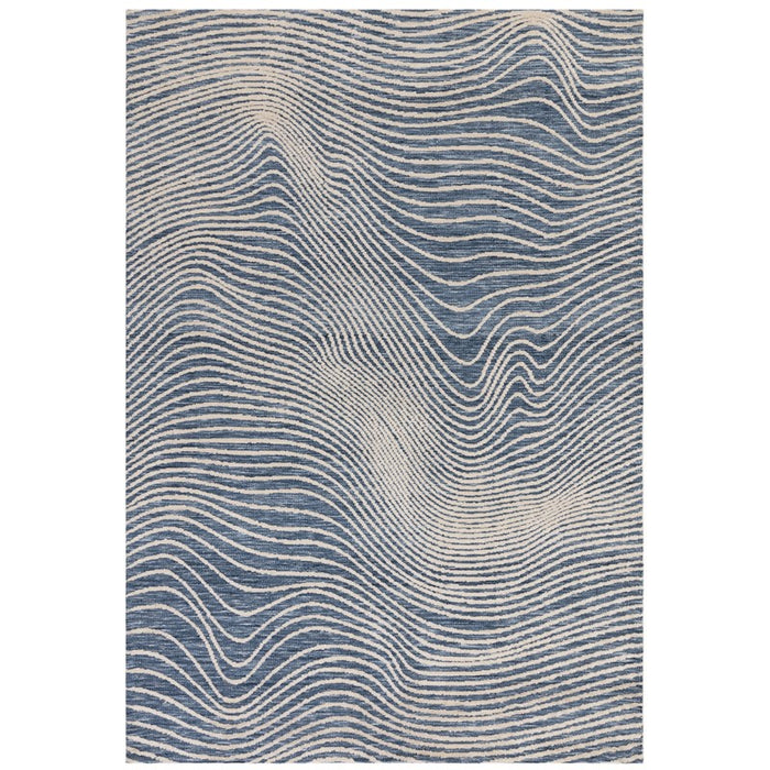 Mason Magnitude Modern Abstract Rugs in Blue