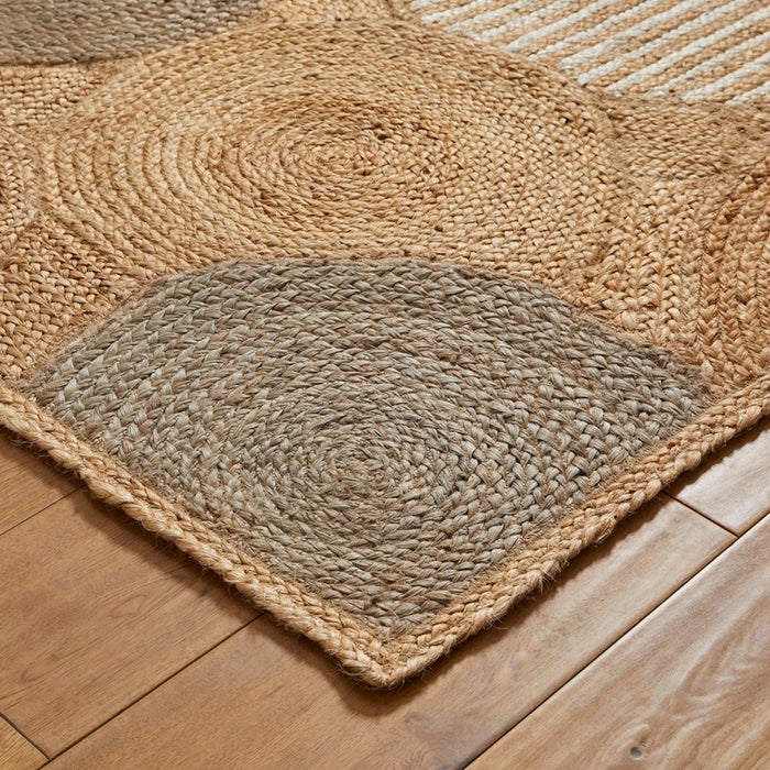 Oriental Weavers Naturals Circles Jute & Cotton Flatweave Rug