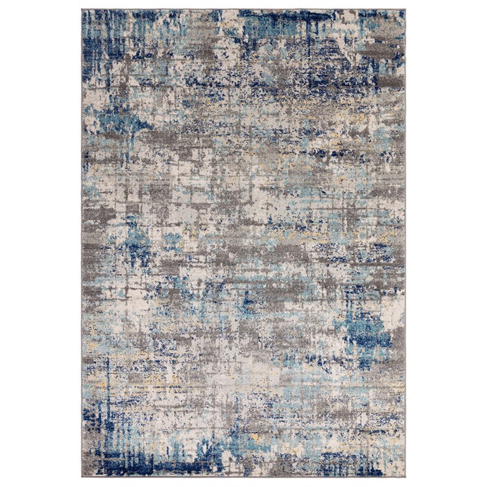 Nova Illusion Abstract NV40 Rugs in Blue