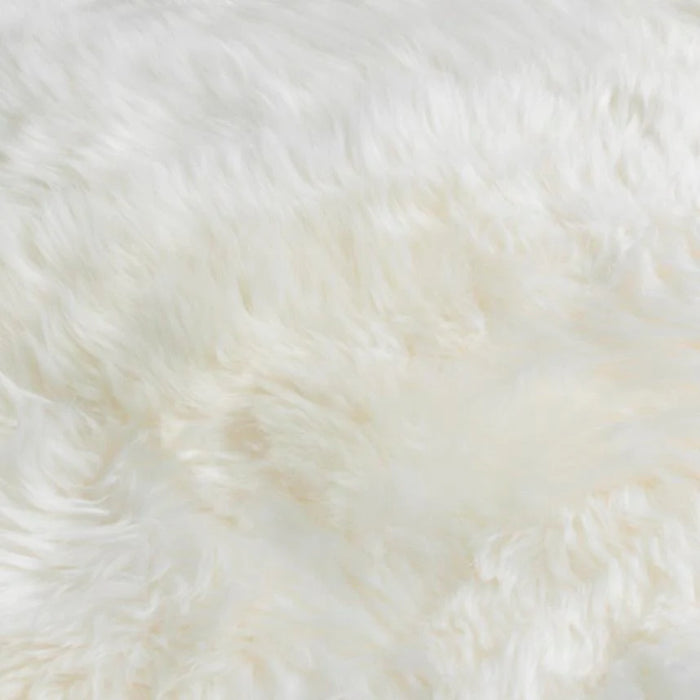 Premium Natural White Sheepskin Rug