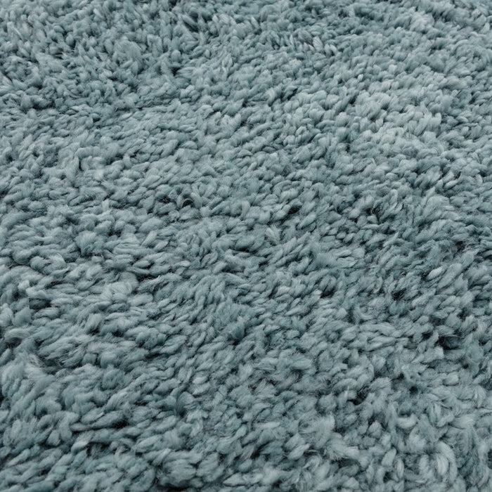 Ritchie Soft Plain Shaggy Rugs in Duck Egg Blue