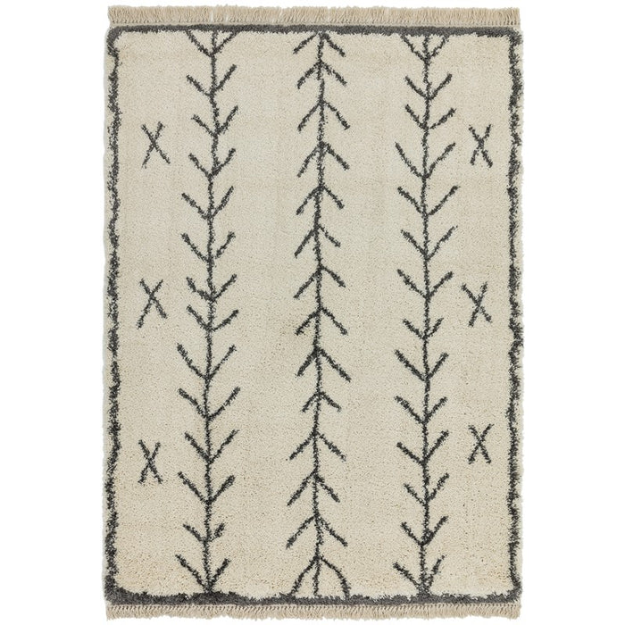 Rocco Tribal Boho Moroccan Rugs RC10 in Cream
