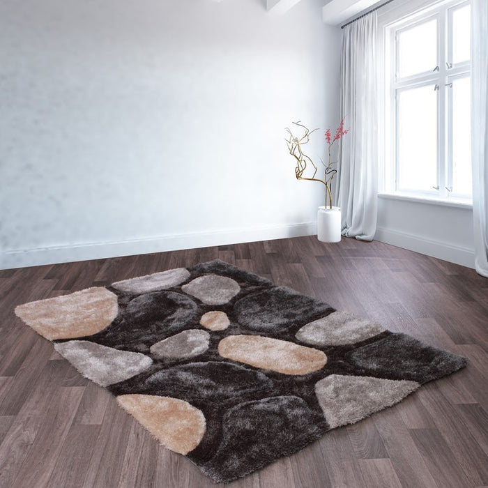 Urco Stepping Stones Rugs in Grey Mix