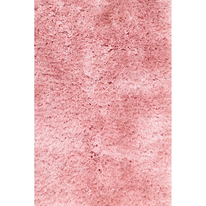 Mayfair Modern Plain Shaggy Rugs in Blush Pink