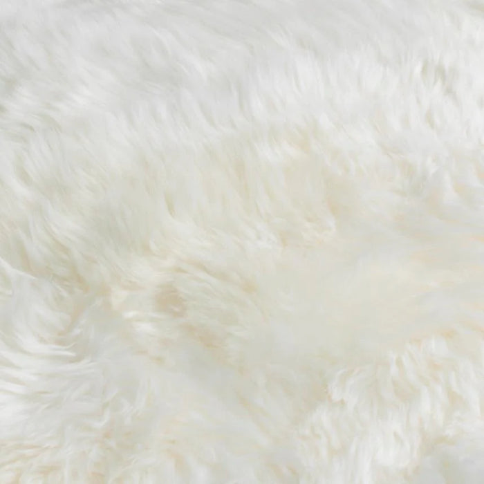 Natural White Sheepskin Cushion