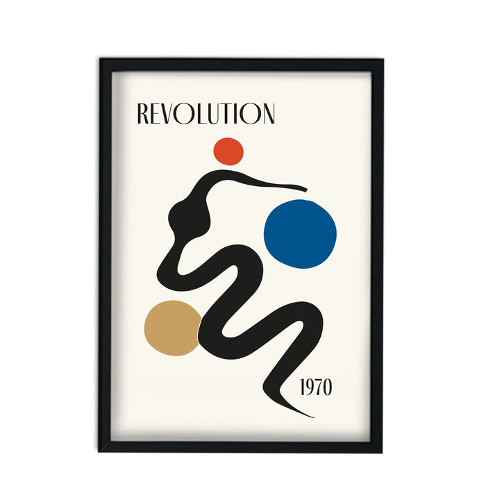 Revolution Giclée retro Art Print