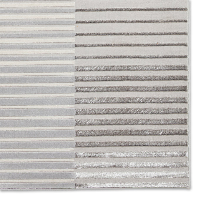 Apollo 2681 Grey/Ivory Modern Linear Rug