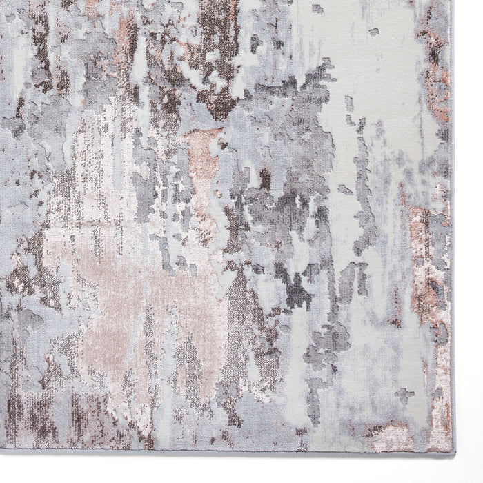 Apollo GR580 Grey/Rose Modern Abstract Rug