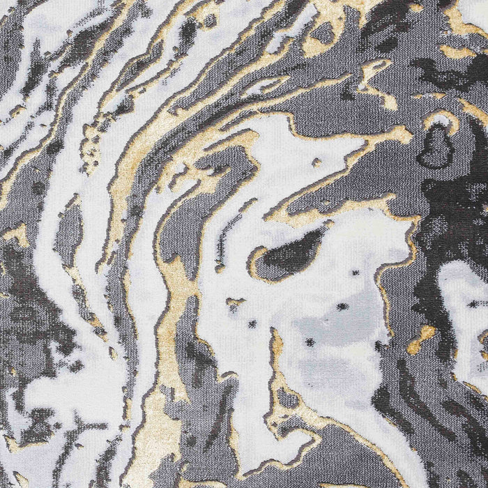 Apollo GR584 Grey/Gold Modern Abstract Rug