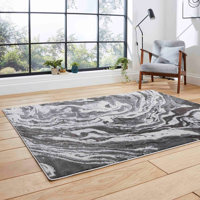 Apollo GR584 Grey Modern Abstract Rug