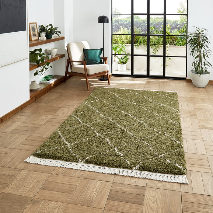 Boho 5413 Green Rugs