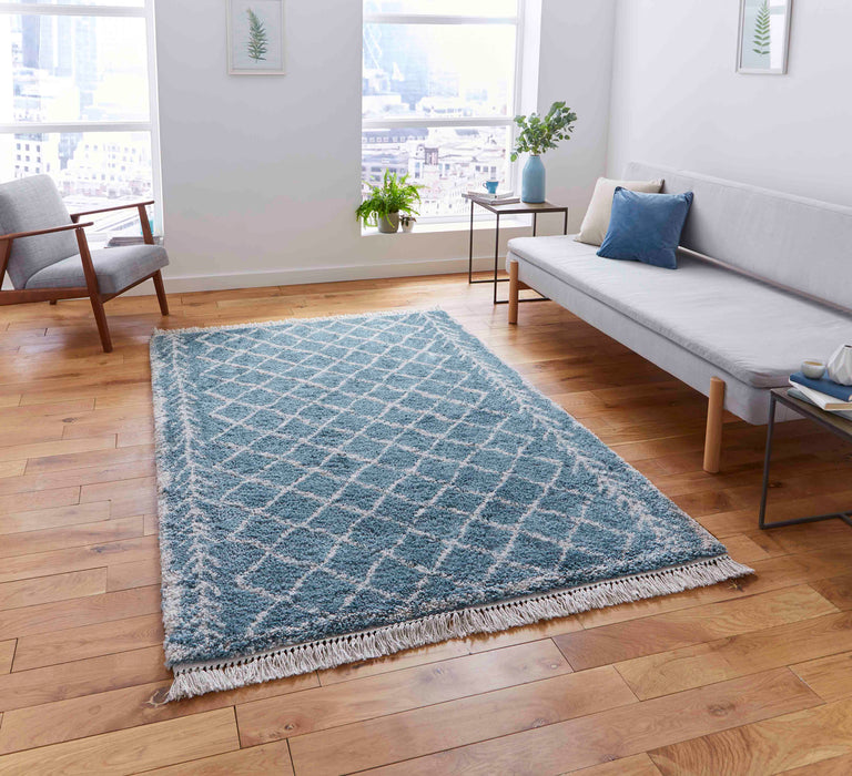 Boho 7043 Blue Rugs