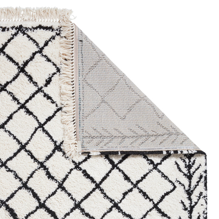 Boho 7043 White/Black Rugs