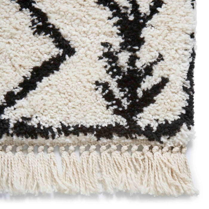 Boho 7043 White/Black Rugs