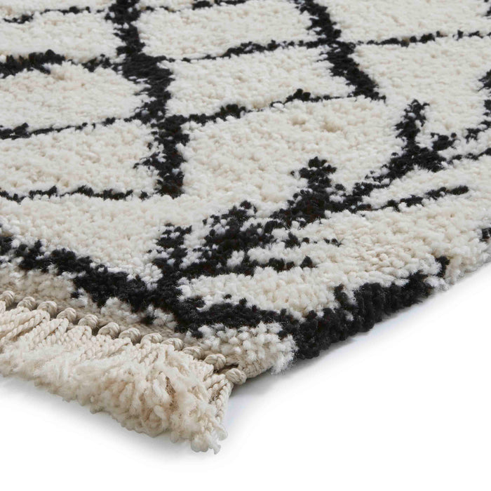 Boho 7043 White/Black Rugs