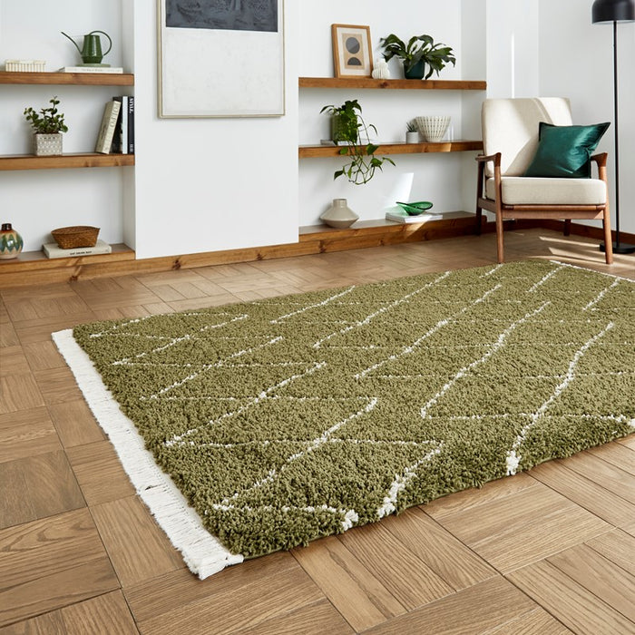 Boho 8280 Green Rugs