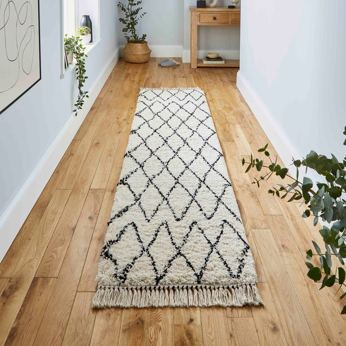 Boho 8280 White/Black Rugs