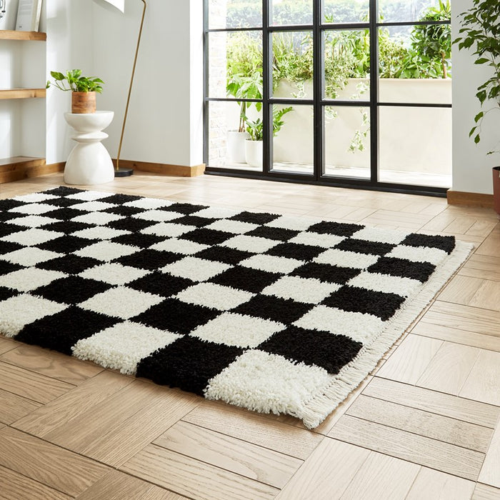 Boho 9433 Black/White Rugs