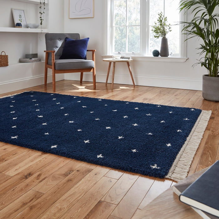 Boho A475 Navy Rugs