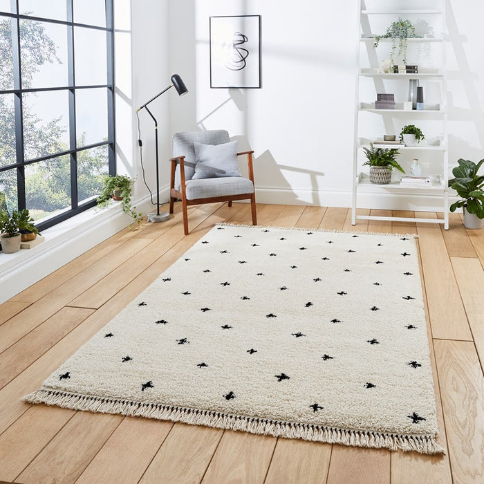 Boho A475 White/Black Rugs