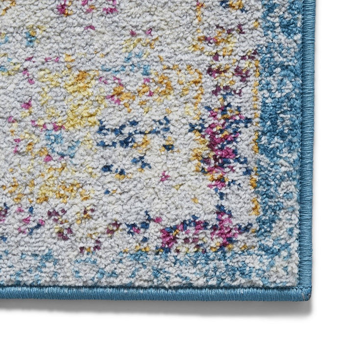 Boston G0532 Rugs in Blue Fuschia Rugs