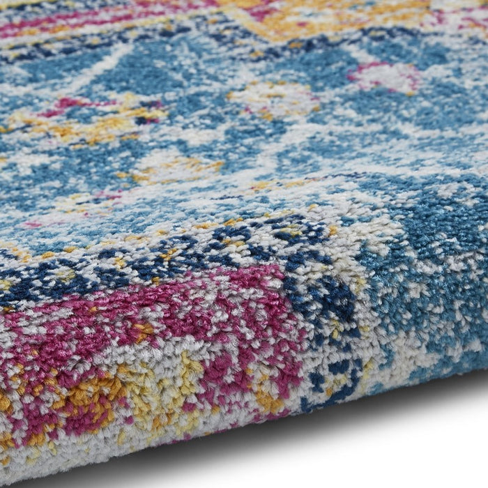 Boston G0532 Rugs in Blue Fuschia Rugs