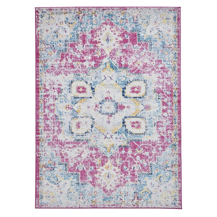 Boston G0532 Rugs in Fuschia Blue