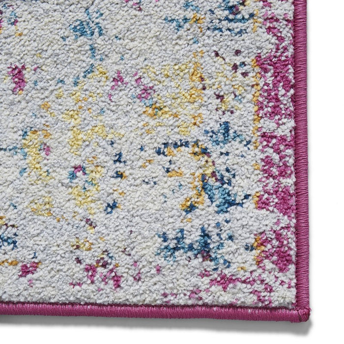 Boston G0532 Rugs in Fuschia Blue