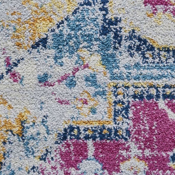 Boston G0532 Rugs in Fuschia Blue