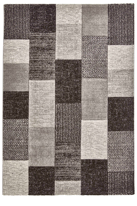 Brooklyn 21830 Grey/ Black Rugs