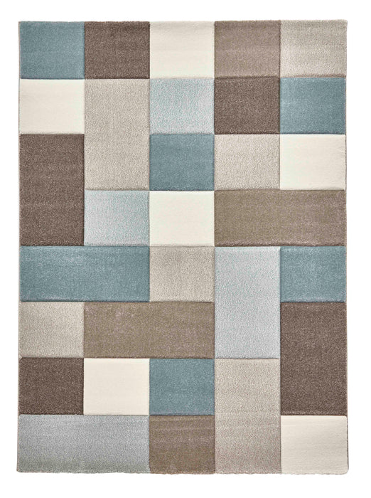 Brooklyn 646 Beige/Blue Rugs