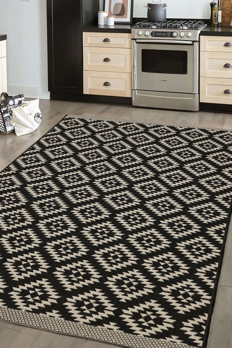 County Genesis Black Rugs