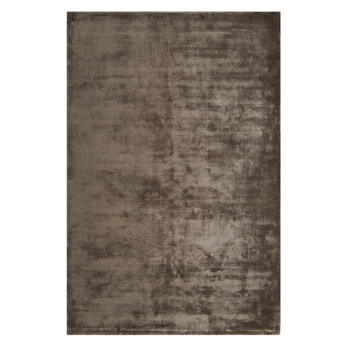 Katherine Carnaby Plain Chrome Designer Rug in Mushroom