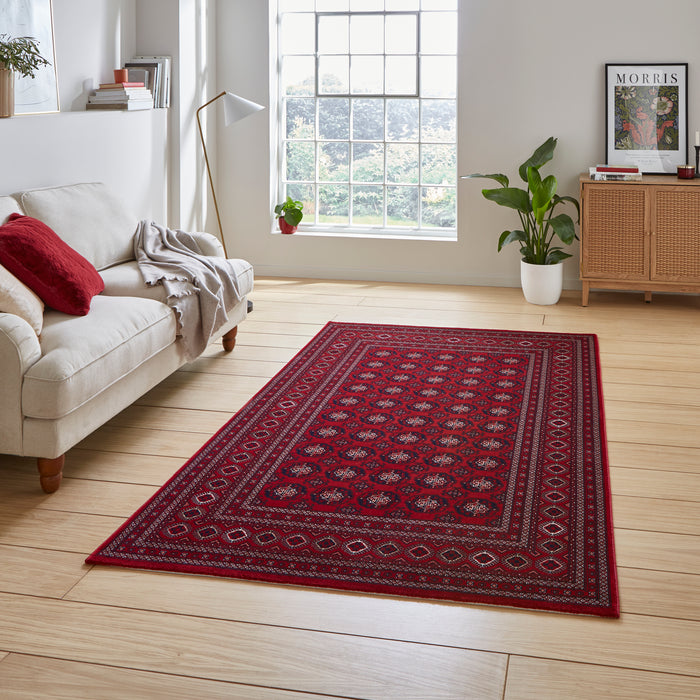 Dubai 62098 Red Rugs