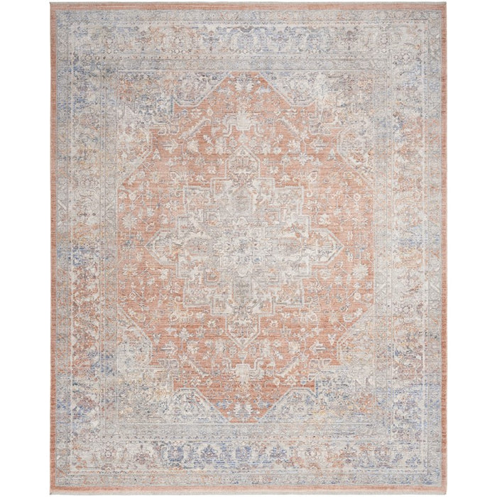 Elegant Heirlooms ELH01 Traditional Persian Rugs by Nourison in Blue Multi
