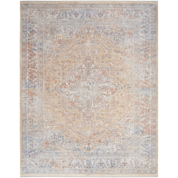 Elegant Heirlooms ELH01 Traditional Persian Rugs by Nourison in Grey Gold