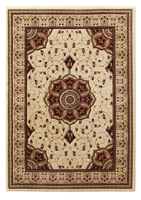 Heritage 4400 Cream/Red Rugs