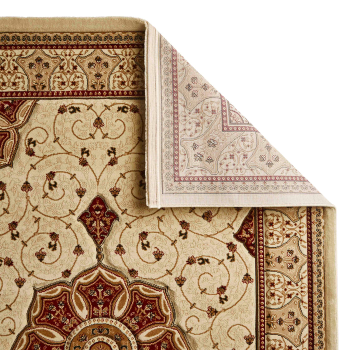 Heritage 4400 Cream/Red Rugs