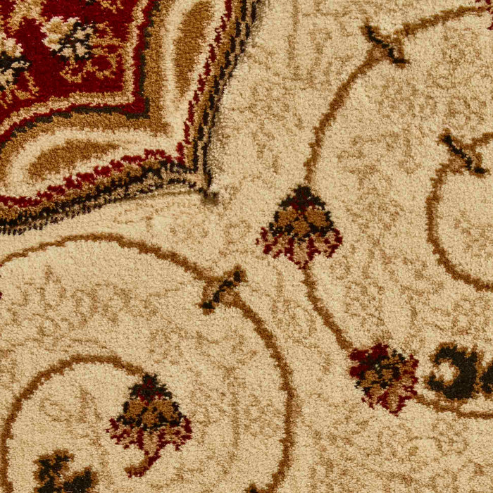 Heritage 4400 Cream/Red Rugs