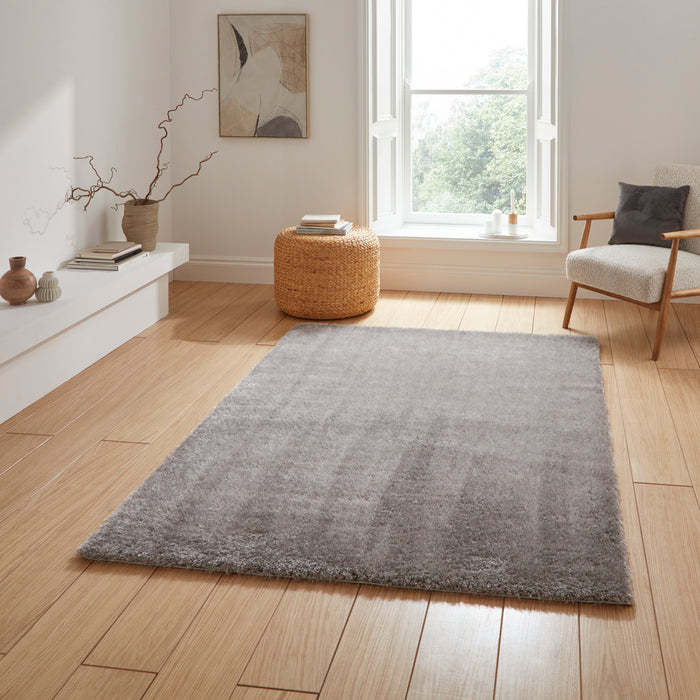 Lux Shaggy Silver Rugs