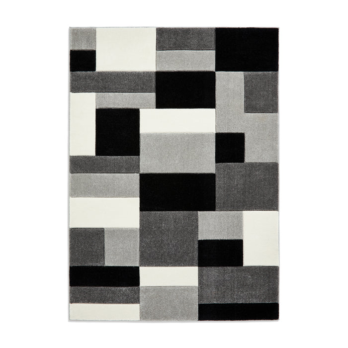 Miami 19433 Grey/Black Rugs