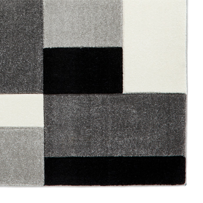 Miami 19433 Grey/Black Rugs