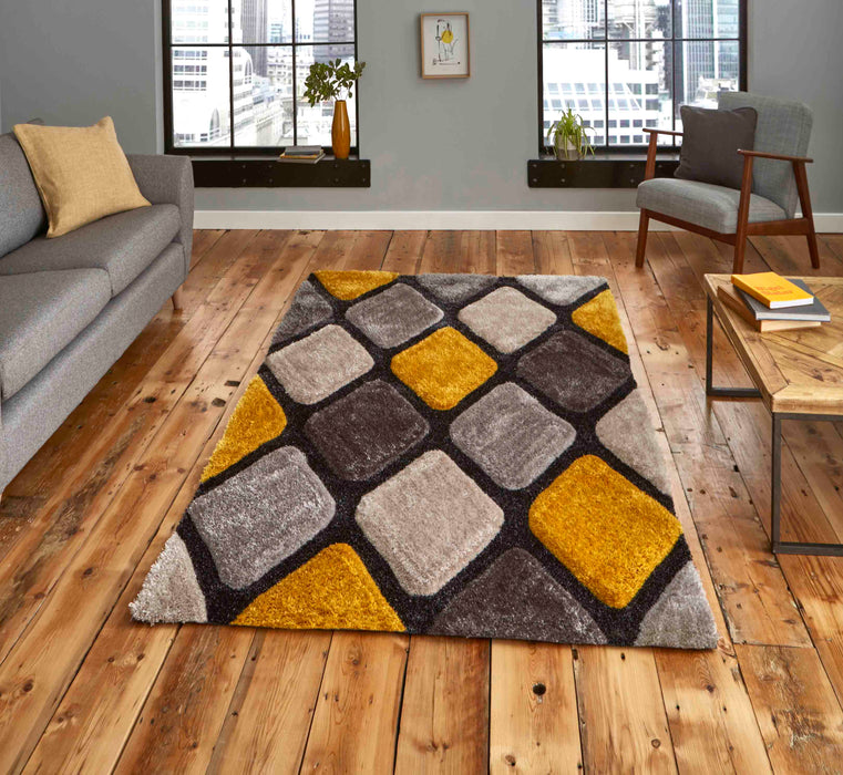 Noble House 9247 Grey/Yellow Rugs