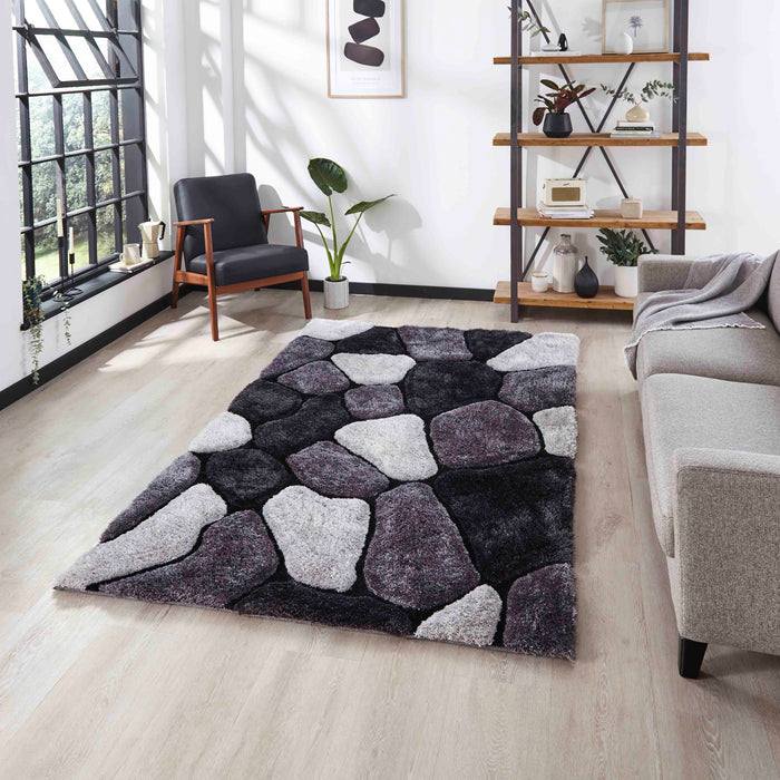 Noble House NH5858 Black/Grey Rugs