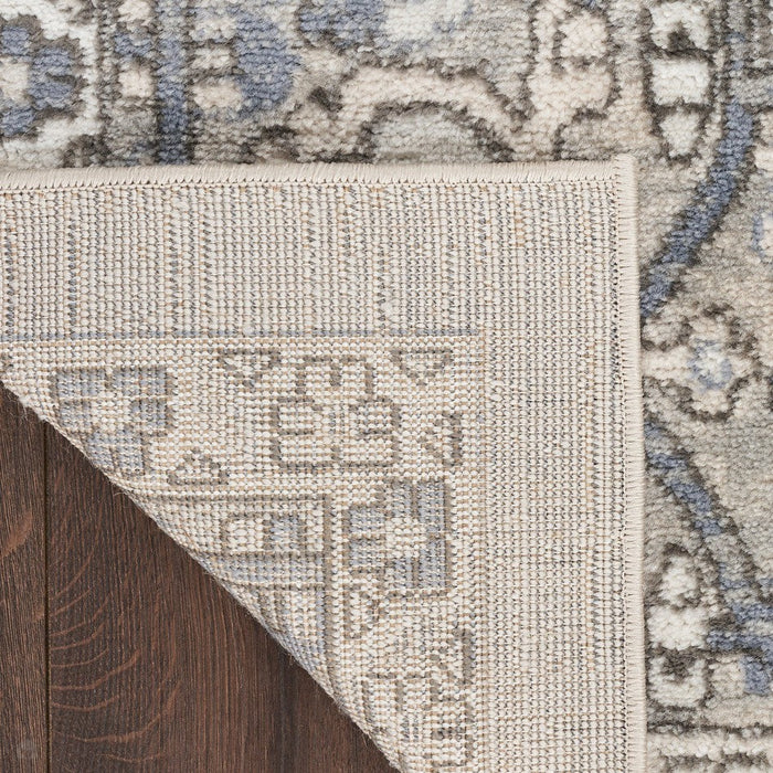 Quarry QUA05 Ivory/Blue Rug