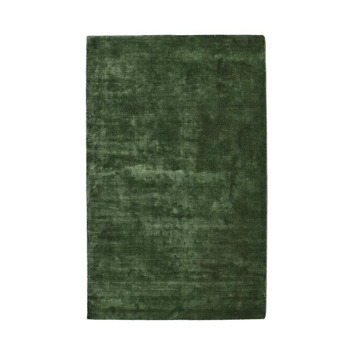 Karma Plain Viscose rugs in Fern Green